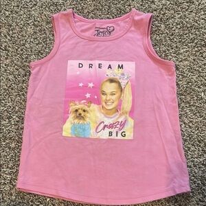 JoJo Siwa Dream Big Pink Tank Top
